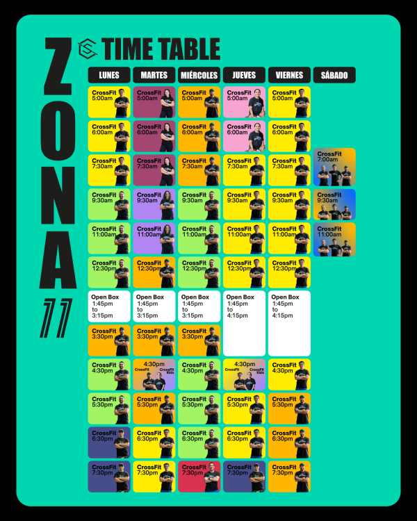 6 - majadas time table